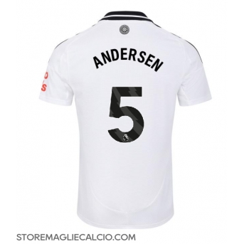 Fulham Joachim Andersen #5 Maglia Gara Casa Repliche 2024-25
